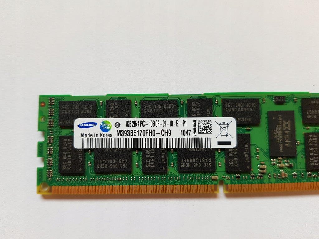 Купить СЕРВЕРНАЯ ПАМЯТЬ DDR3 ECC 4 ГБ PC3-10600R: отзывы, фото, характеристики в интерне-магазине Aredi.ru