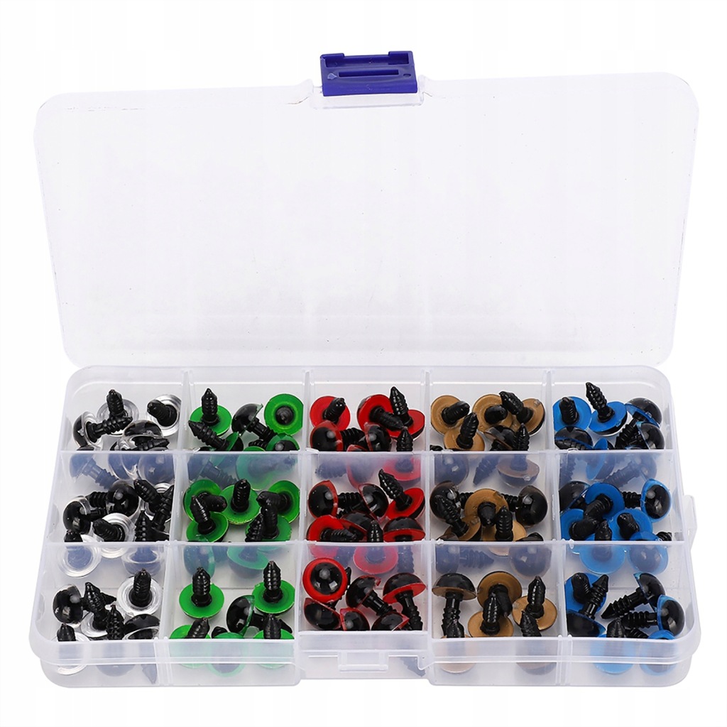 100 OCZY OCZKA BEZPIECZNE DO ZABAWEK MASKOTEK