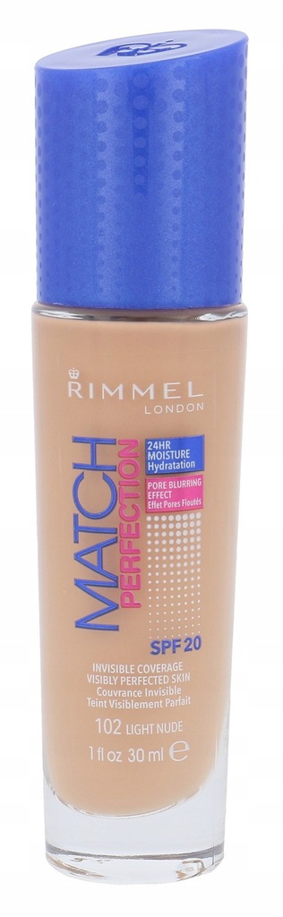 Rimmel London Match Perfection SPF20 102 Light Nud