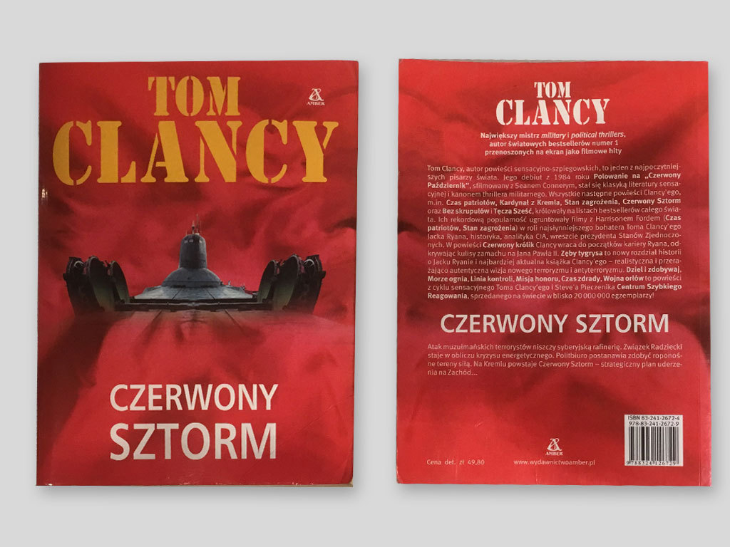 Czerwony sztorm Tom Clancy