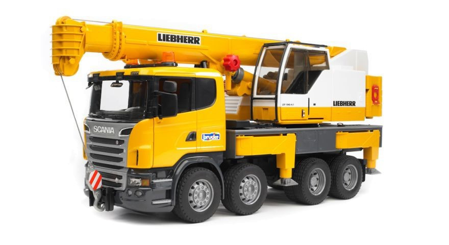 Pojazd Scania R Liebherr Dzwig z modulem sygnalizacyjnym