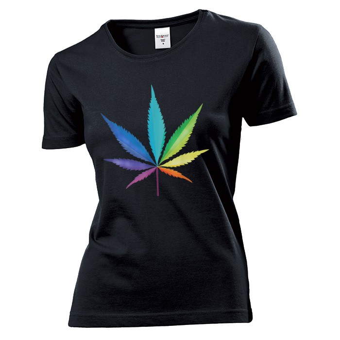 Koszulka damska Liść cannabis marihuana THC XL