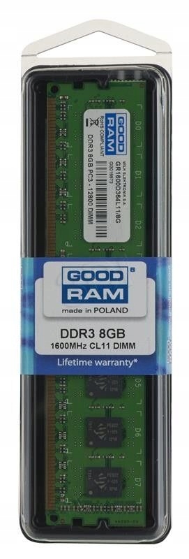 Pamięć GoodRam (DDR3 DIMM 1 x 8 GB 1600 MHz CL11)