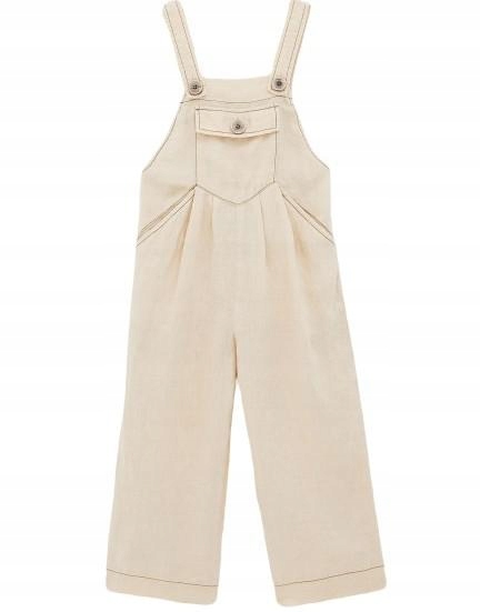 03L065 ZARA KIDS__MJ7 SPODNIE OGRODNICZKI __152