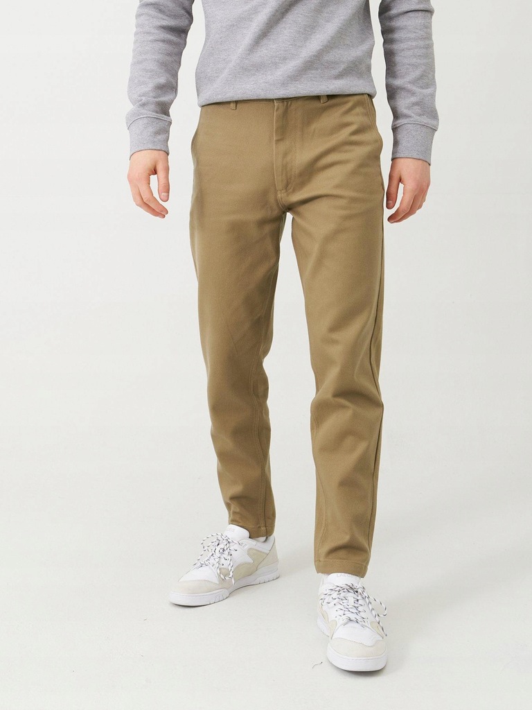 BEŻOWE SPODNIE SELECTED MAX TWILL CHINOS__30/32