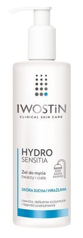 IWOSTIN HYDRO SENSITIA ŻEL DO MYCIA TWARZY I CIAŁA