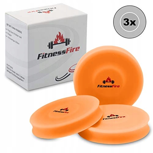 Zestaw mini frisbee 2 sztuki pomarańczowe