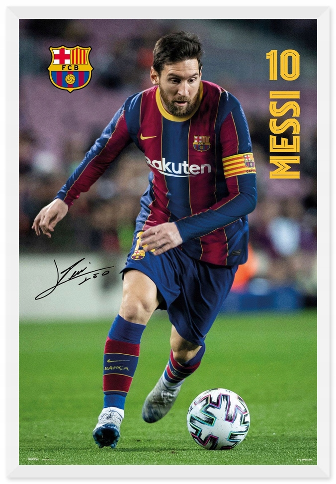 Купить Плакат ФК Барселона 2020/2021 Лео Месси 61x91,5 см: отзывы, фото, характеристики в интерне-магазине Aredi.ru