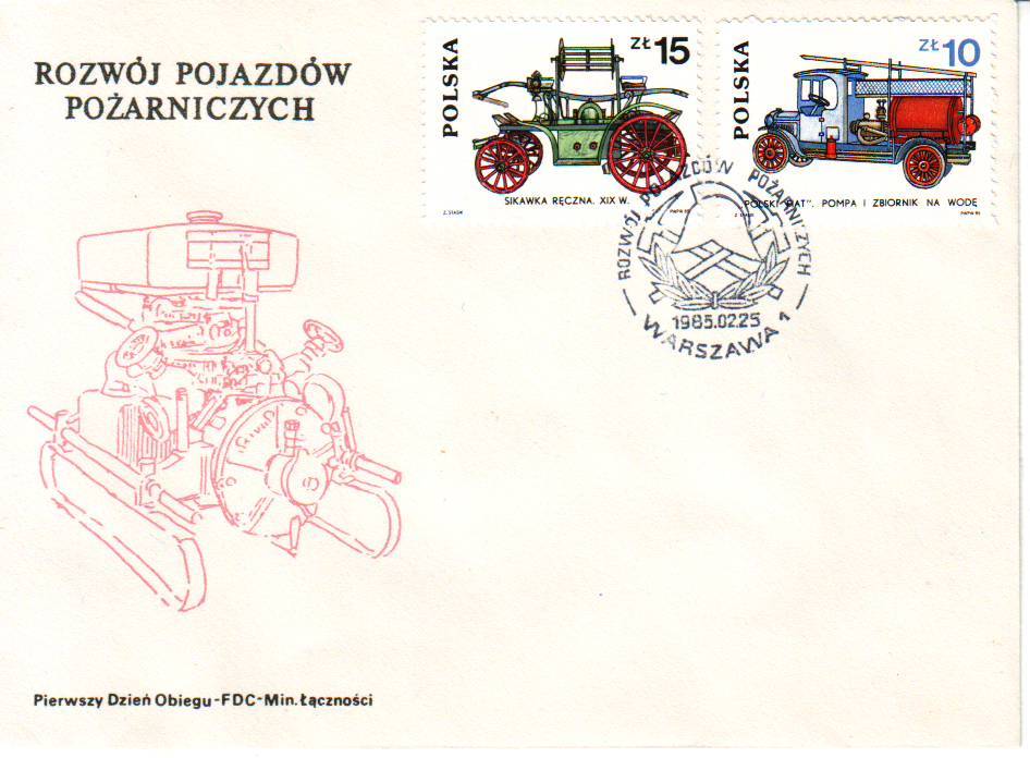 1985 ROZWÓJ POJAZDÓW POŻARNICZYCH