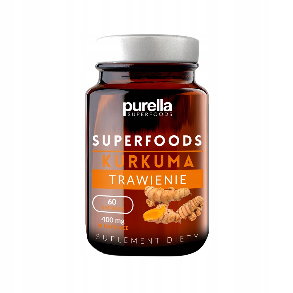 Kurkuma suplement diety purella superfoods 60 kaps