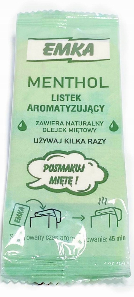 Karta wkładka aromatyzująca EMKA MENTOL 10 sztuk