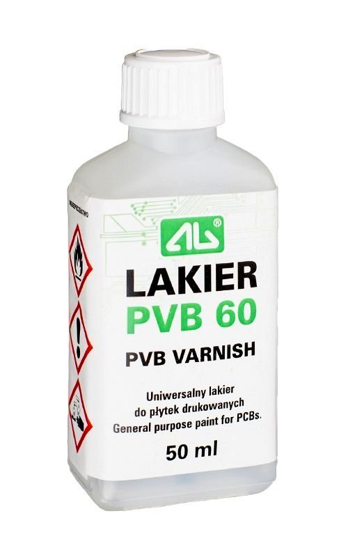 LAKIER PVB 60 IZOLACYJNY 50ml do płytek drukowanyc