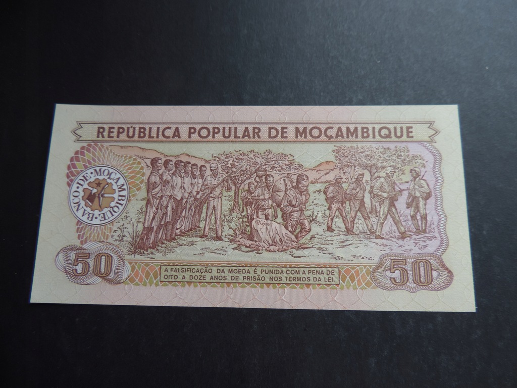 MOZAMBIK 50 METICAIS 1986