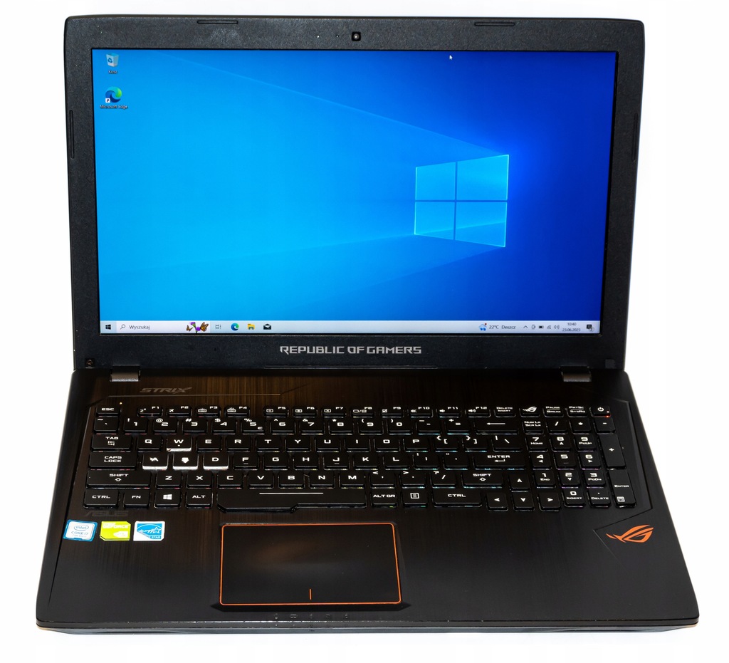 Asus GL553VE i7-7700HQ 16GB 1TB SSD GTX1050 Ti W10