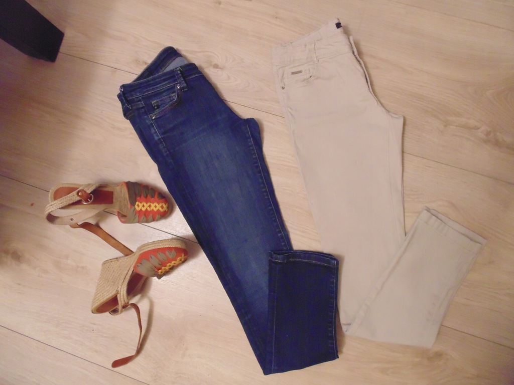 Jeansy BIG STAR, rurki+drugie ZARA gratis-R. 26/32