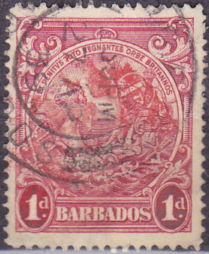 BARBADOS - znaczek kasowany z 1925 r. X - 80.
