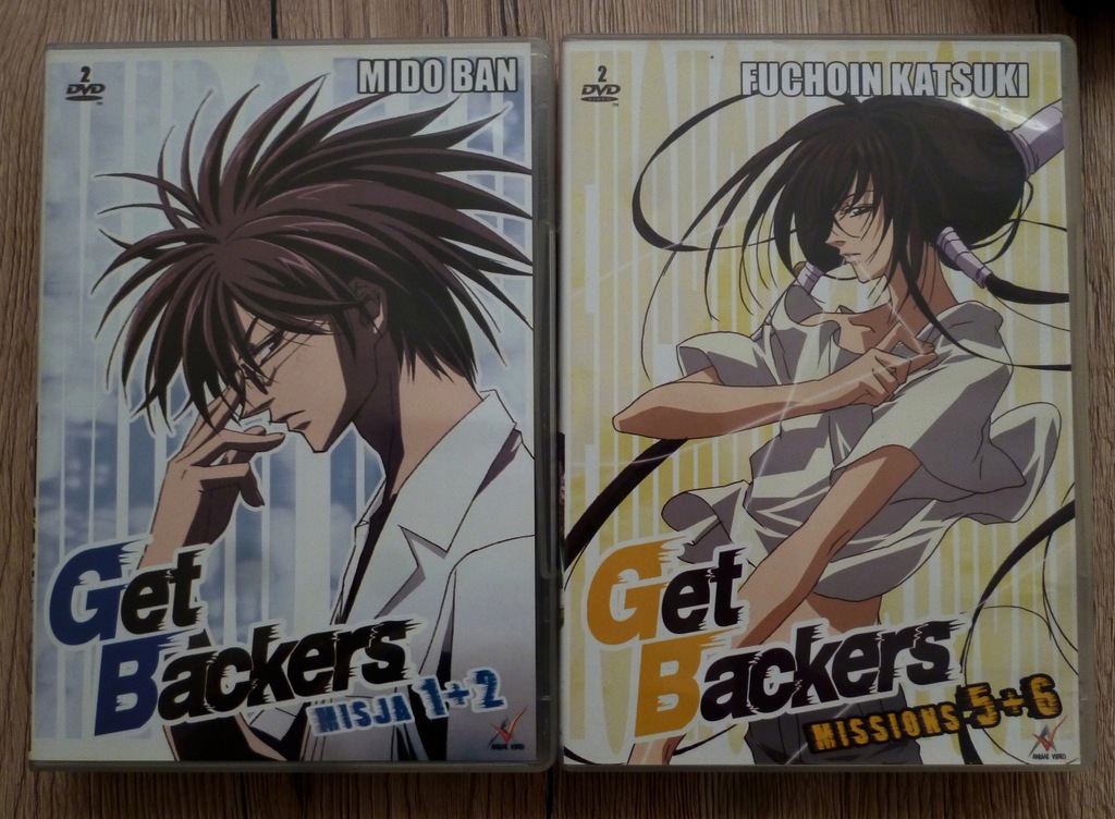 GET BACKERS 1-2, 5-6 (4DVD) anime manga