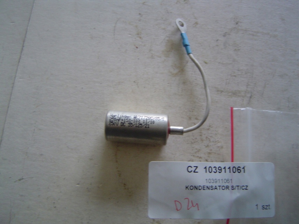 Kondensator st. typ Skoda 105, S-100 oryginał
