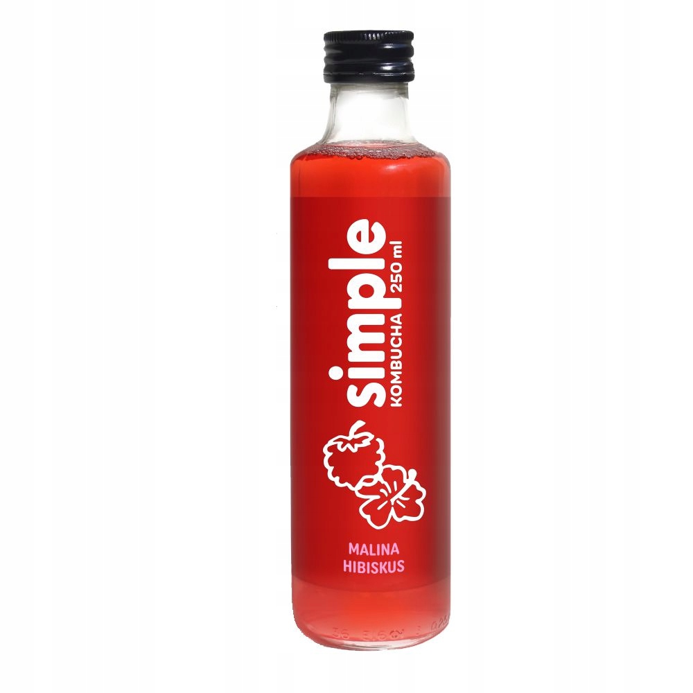 Kombucha Malina & Hibiskus SIMPLEKOMBUCHA 250ml