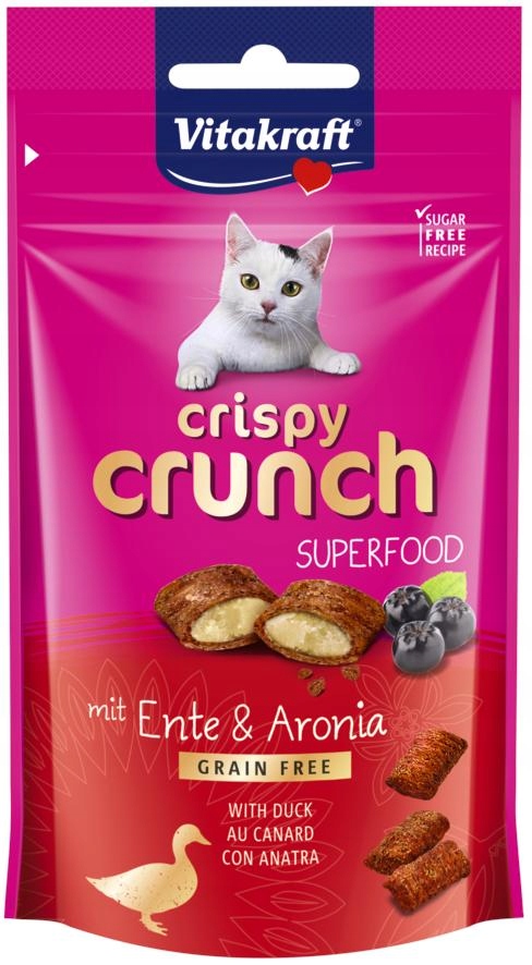 VITAKRAFT CRISPY CRUNCH przysmak dla kota, kaczka