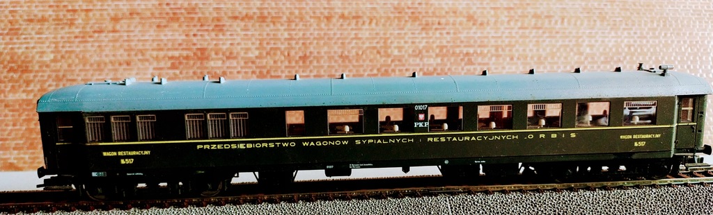 FLEISCHMANN konwersja Parowozik wagon WR PKP ORBIS