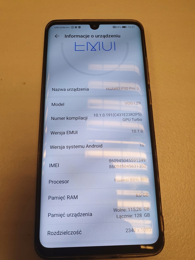 Smartfon Huawei P30 Pro 6 GB / 128 GB czarny