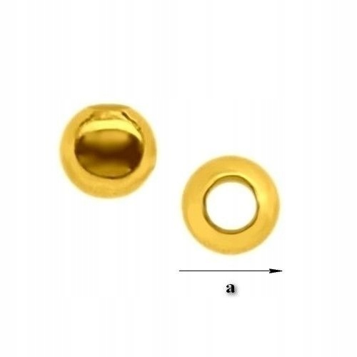 ZP2L 3 Kulki 3,0 mm Złoto pr. 585 - 14 K