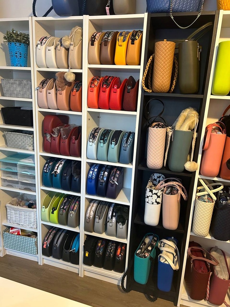 Torebka Obag Standard urban piasek sabbia perłowa w zestawie o