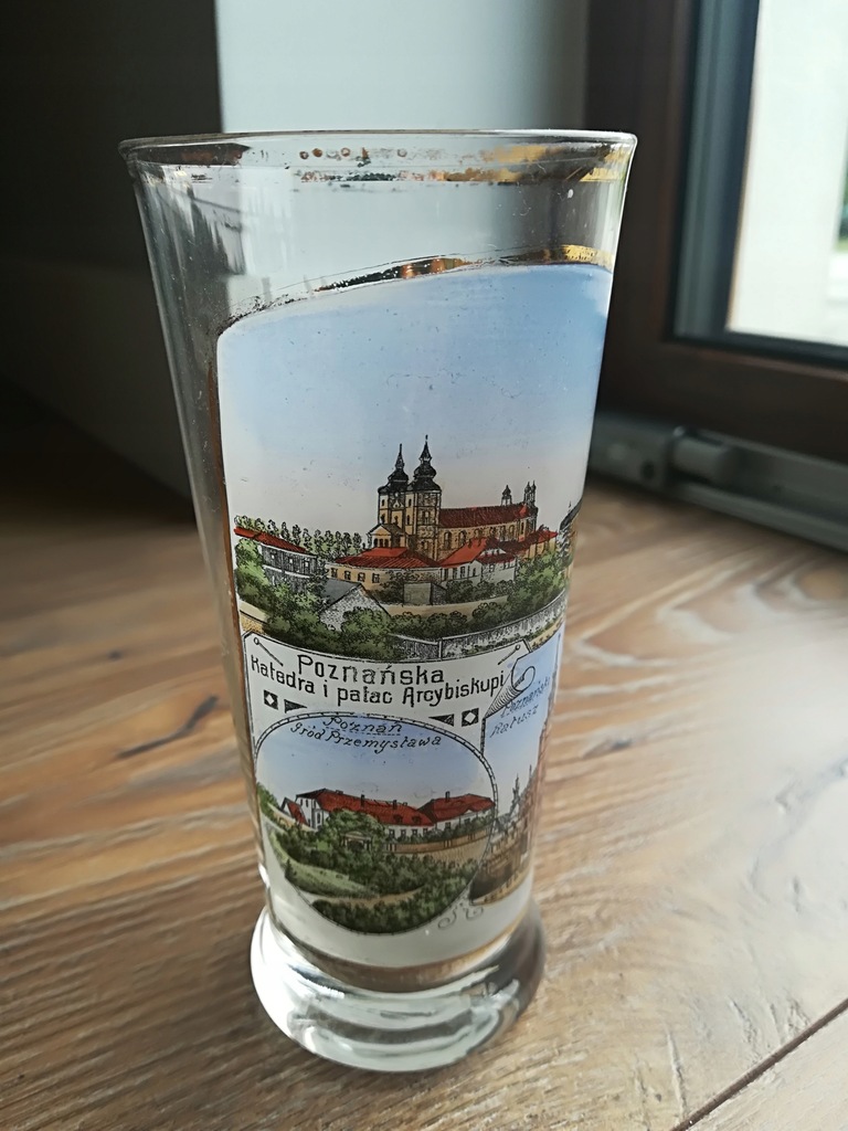 Szklanka do piwa Poznań pocz. XX wieku