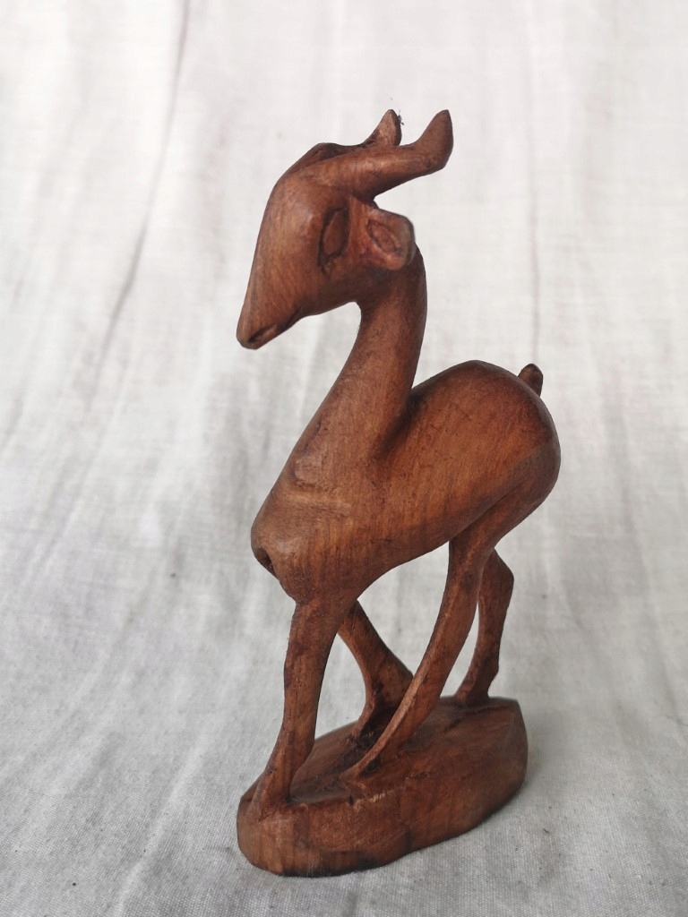 Kudu zwierzę rzeźba afrykańska figurka drewniana