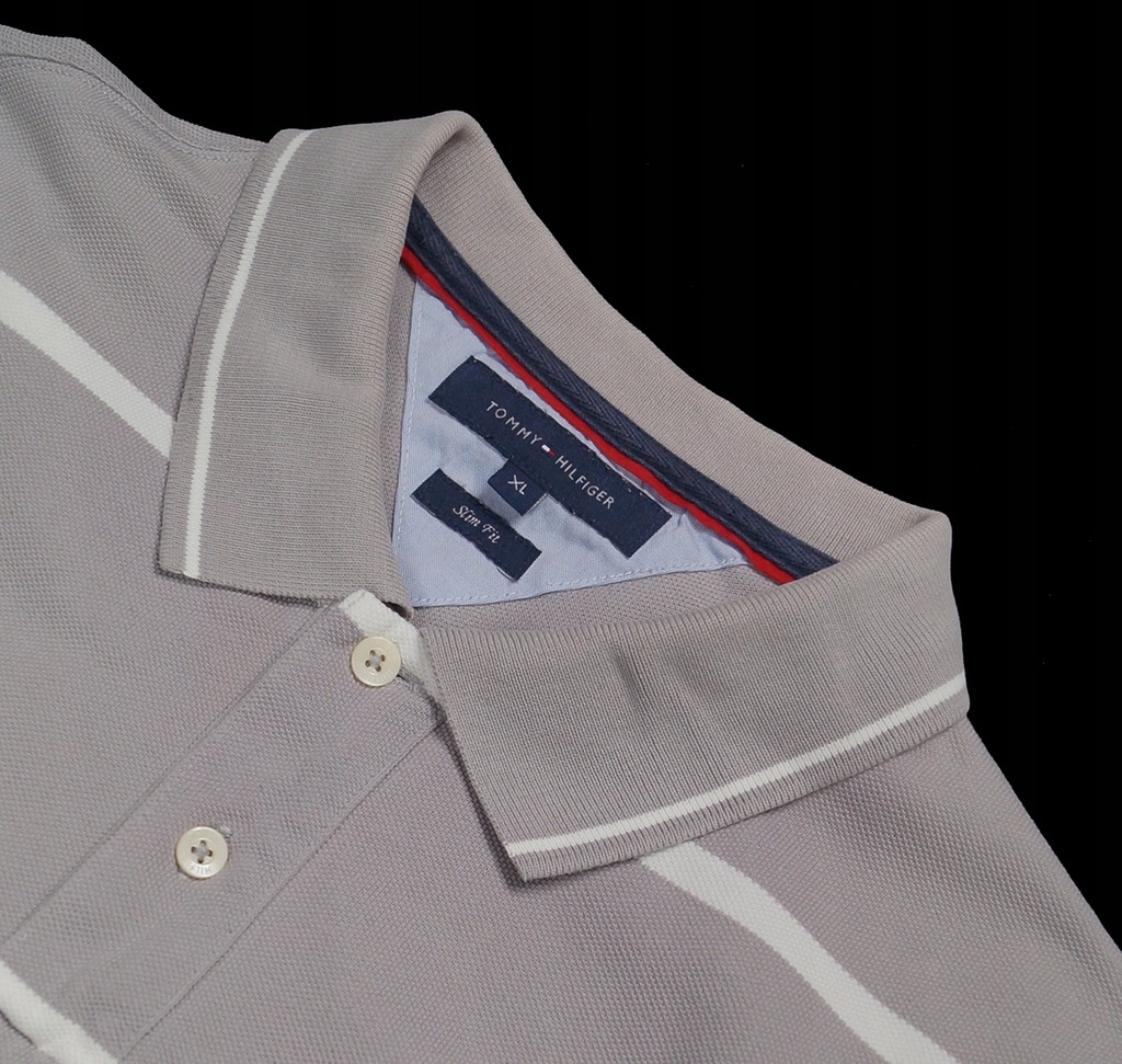 TOMMY HILFIGER MARKOWA KOSZULA POLO - XL - TANIA