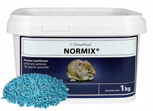 NORMIX TRUTKA GRANULAT NA MYSZY I SZCZURY 1KG- WYPRZEDAŻ SERII