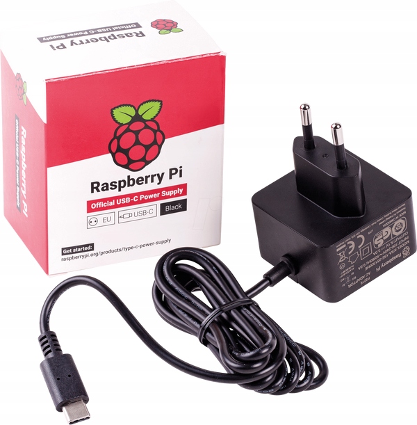 Zasilacz 5.1V 3A Do Raspberry Pi 4 Europa Polska USB-C