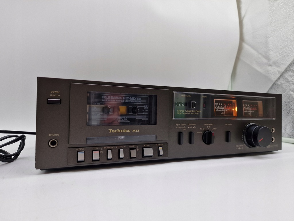Technics RS-M13 Magnetofon jednokasetowy Unikatowy