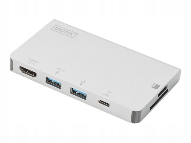 Digitus Stacja Doku USB-C z 6 Portami DA-70867 - Wielofunkcyjna