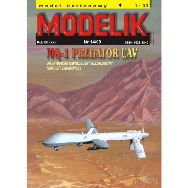 Купить Модельик 14/09 - Самолет БПЛА MQ-1 PREDATOR 1:33: отзывы, фото, характеристики в интерне-магазине Aredi.ru