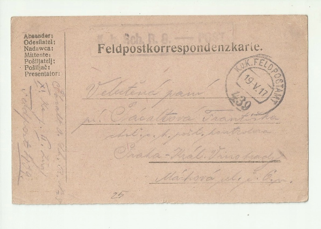 304/ Feldpost 1917