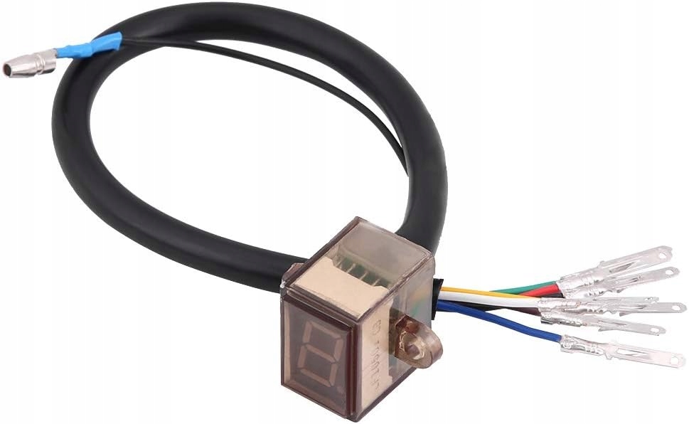 Uniwersalny wskaźnik przełożenia motocykla, 6 biegów