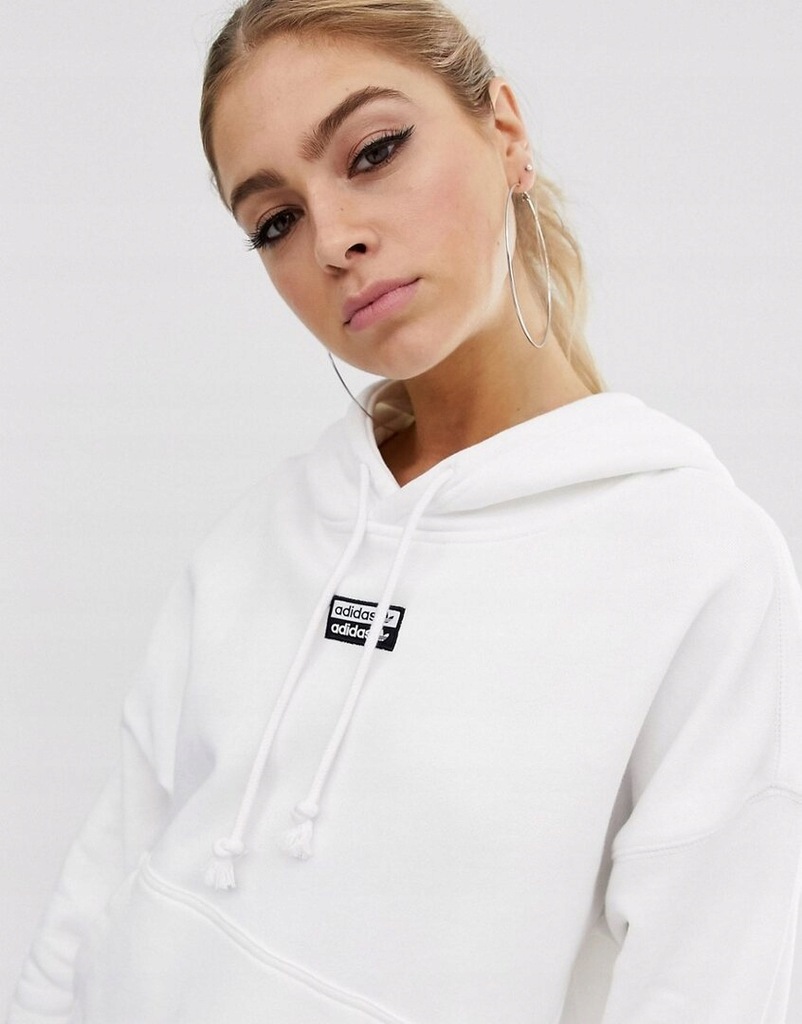 adidas – originals – ryv – biała bluza z kapturem adidas – originals – ryv – biała bluza z kapturem