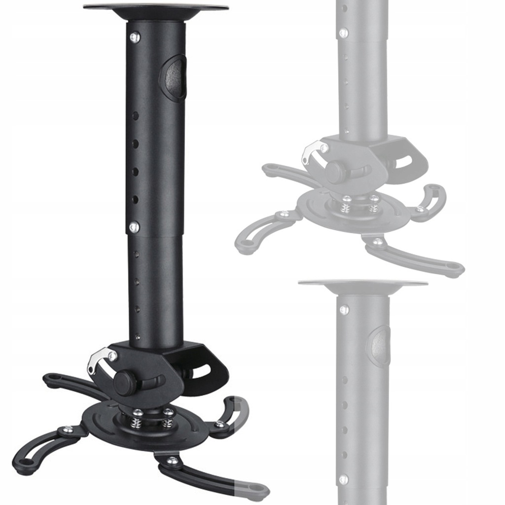 DELTACO Uchwyt sufitowy do projektora, 302-402 mm, maks. 15 kg OUTLET