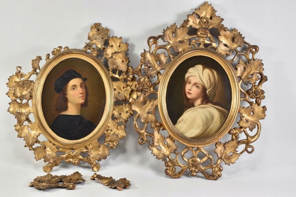 Portret kobiety i mężczyzny z XIX wieku