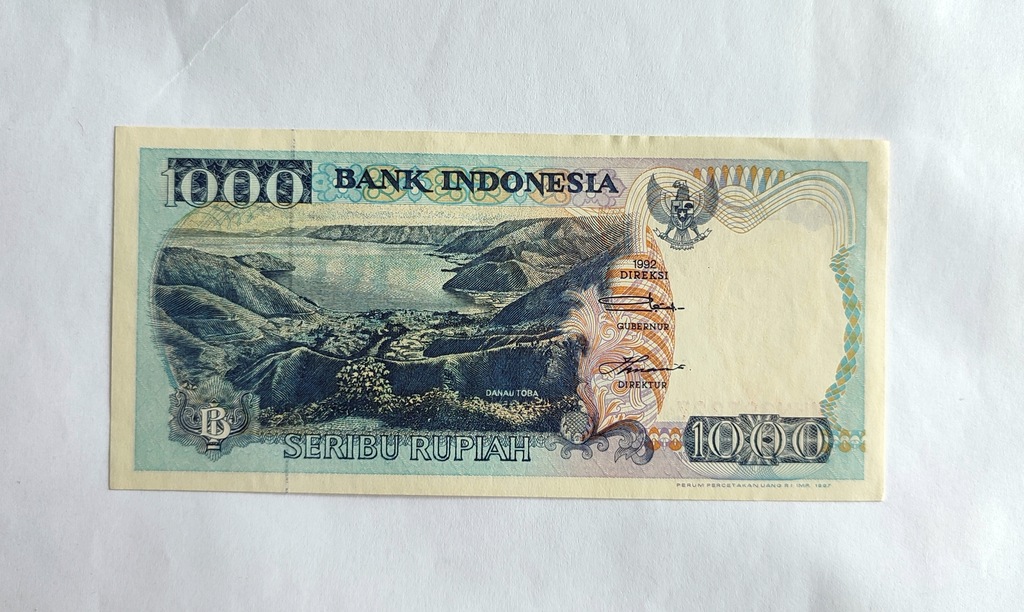 Indonezja 1000 Rupii 1992 r. Stan 2