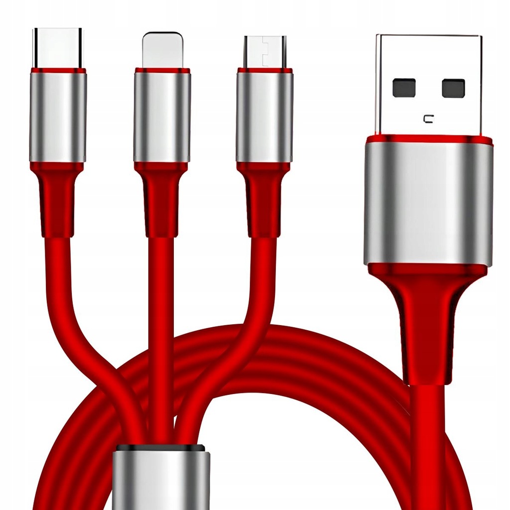 Купить КАБЕЛЬ ЗАРЯДНОГО УСТРОЙСТВА 3 В 1 ДЛЯ IPHONE / MICRO USB / TYPE-C: отзывы, фото, характеристики в интерне-магазине Aredi.ru