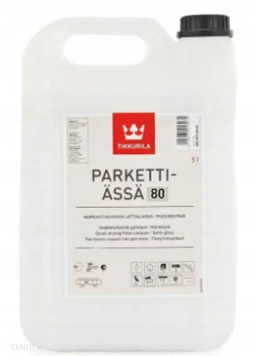LAKIER TIKKURILA Parketti Assa 80 połysk 5L - 11911077494 - oficjalne ...