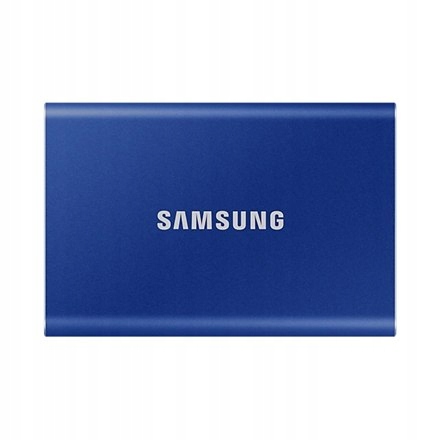 Przenośny dysk SSD Samsung T7 1000 GB, USB 3.2, niebieski