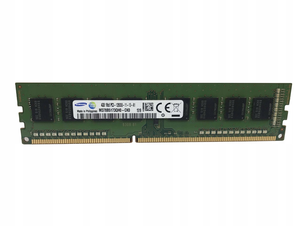 Pamięć RAM 4GB M378B5173QH0-CK0 1Rx8 PC3-12800U