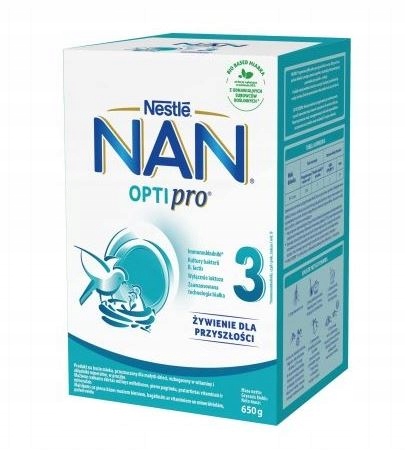 Nestle Nan Optipro 3 mleko modyfikowane 650g