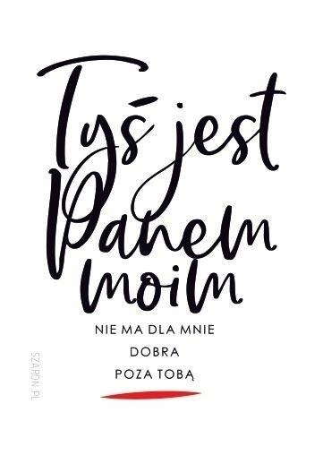 Magnes na lodówkę - Tyś jest Panem moim jasny