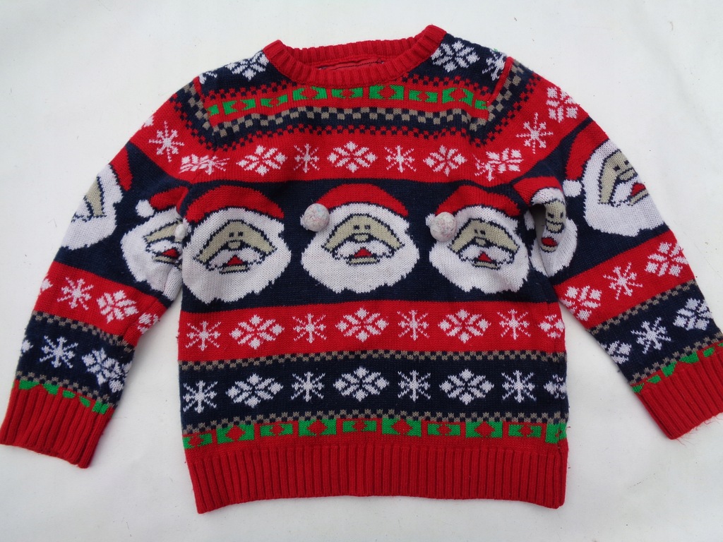 116 REBEL SWETER ŚWIĄTECZNY Z MIKOŁAJEM SANTA HOHO