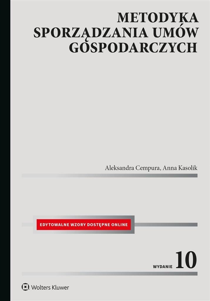 METODYKA SPORZĄDZANIA UMÓW GOSPODARCZYCH W.10